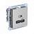 SE AtlasDesign Шампань USB Розетка тип-C 65W высокоскор.заряд. QC, PD, мех.