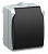 IEK РСб20-3-ФСр Розетка одноместная с з/к для открытой установки IP54