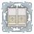 SE Unica New Беж Розетка компьютерная, RJ45, двойная, кат. 6 UTP