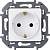 Legrand INSPIRIA Белый Розетка 2К+З - немецкий стандарт - 16 А - 250 В