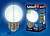 LED-G45-0,65W/CW/E27 Лампа светодиодная для декоративной подсветки UNIEL. Цвет белый