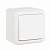 Legrand Quteo Белый Переключатель 1-клавишный IP44 10А