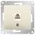 SE Glossa Молочная Розетка компьютерная RJ45 кат.5E