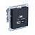 SE AtlasDesign Карбон USB Розетка A + тип-C 45W высокоскор.заряд. QC, PD, мех.