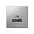 Systeme Electric ArtGallery Алюминий USB Розетка тип-С 65Вт высокоскор.заряд. QC, PD, механизм