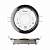 Встраиваемый светильник Uniel GX53/H2 Black Chrome 10 Prom